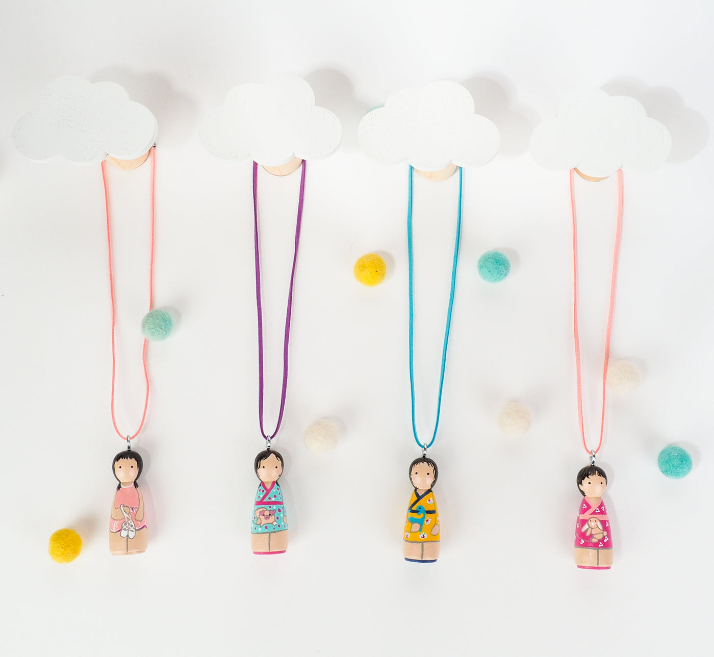 Personalized necklace, ornament, and play set OH MY!
