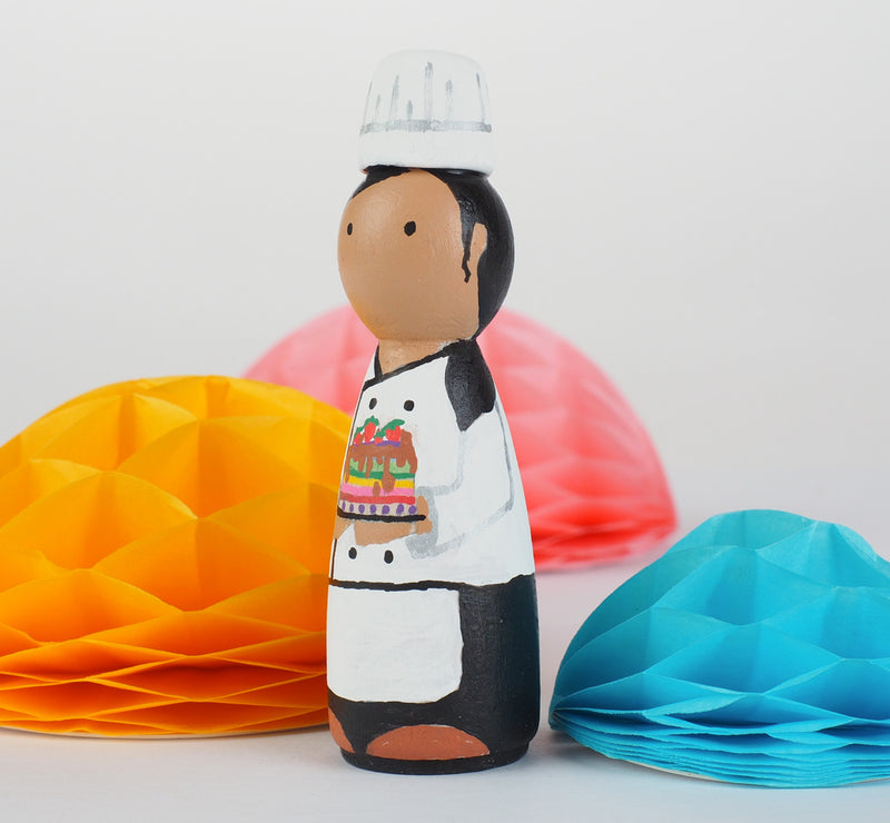 Occupational gift - Baker Peg Dolls