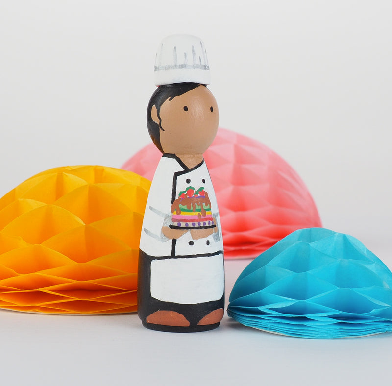 Occupational gift - Baker Peg Dolls