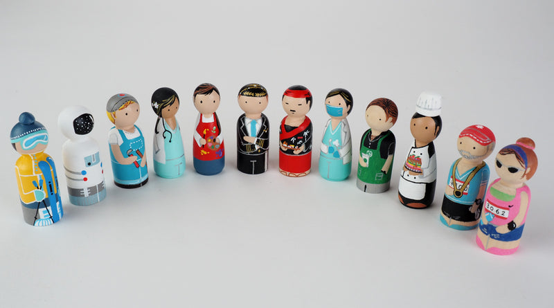 Occupational gift - Dentist Peg Dolls