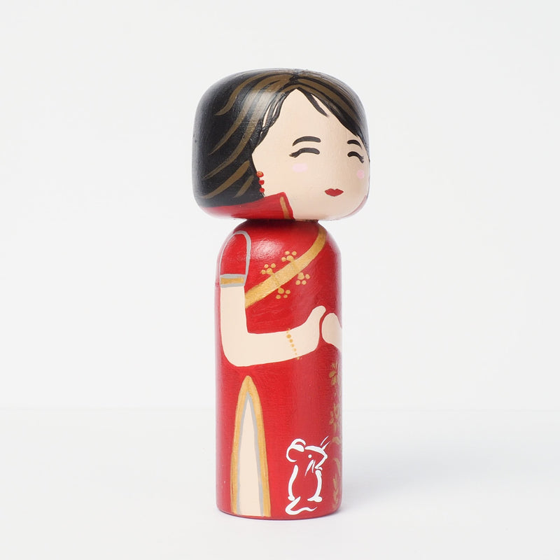 This Chinese New Year is the Year of the Rat.  Introducing our new Year of the Rat Kokeshi dolls, Peg Dolls! Give something unique this new year. Do you know anyone who was born in 1948, 1960, 1972, 1984, 1996, 2008, 2020? They are hand-painted with love.