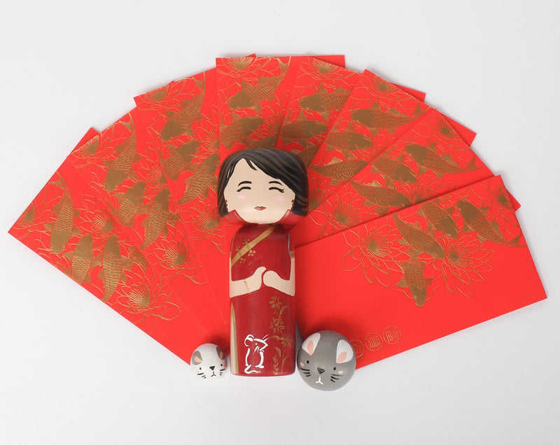 This Chinese New Year is the Year of the Rat.  Introducing our new Year of the Rat Kokeshi dolls, Peg Dolls! Give something unique this new year. Do you know anyone who was born in 1948, 1960, 1972, 1984, 1996, 2008, 2020? They are hand-painted with love.