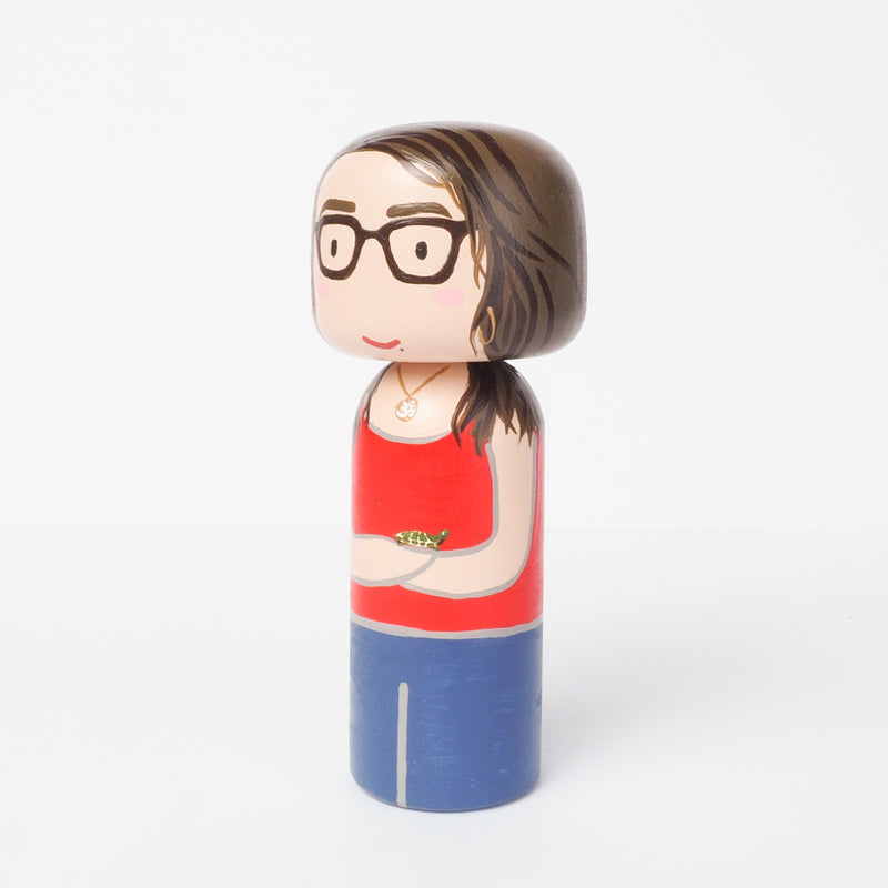 Custom Family and Friends Portrait on Kokeshi Dolls