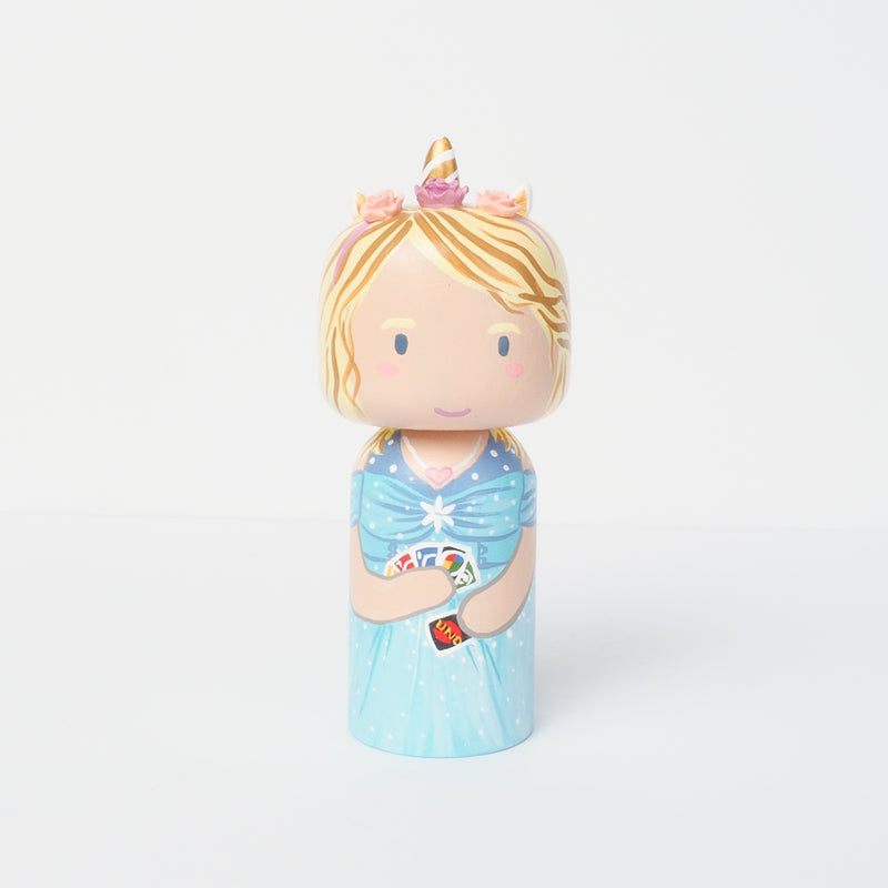 Introducing our new family portrait Kokeshi dolls!  Give something unique and personalized.  Customize your family, friends, or colleagues on Kokeshi dolls!  They are hand-painted with love that show the uniqueness of each individual.   This will definitely touch the heart and bring smiles of your special someone.  These are great for birthdays, Christmas, anniversary, parent's gifts, grandparent’s gifts, retirement, graduations, colleague’s going away gift, or any other occasions.