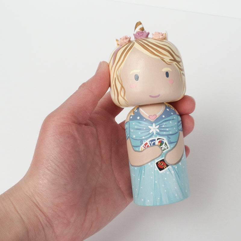 Customized Family Portrait Kokeshi Dolls
