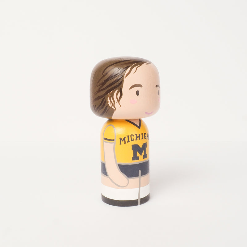 Family and Friends Portrait on Kokeshi and Peg Dolls
