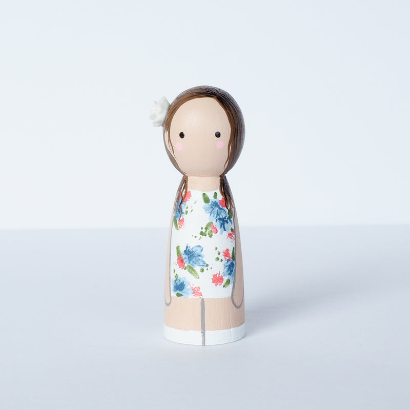 Family and friends portrait - Peg dolls
