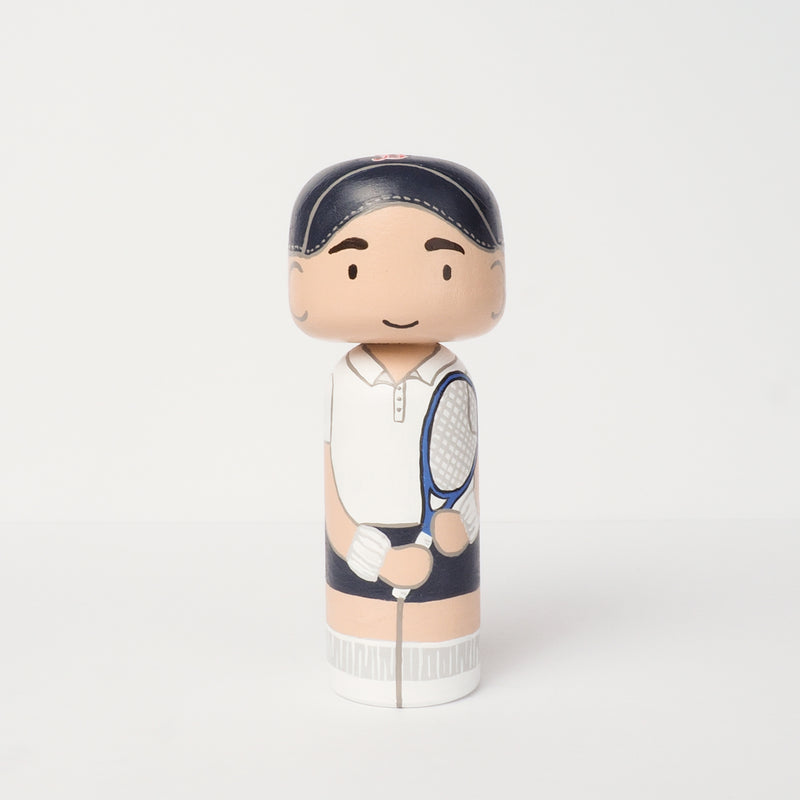 Family and Friends Portrait on Kokeshi and Peg Dolls