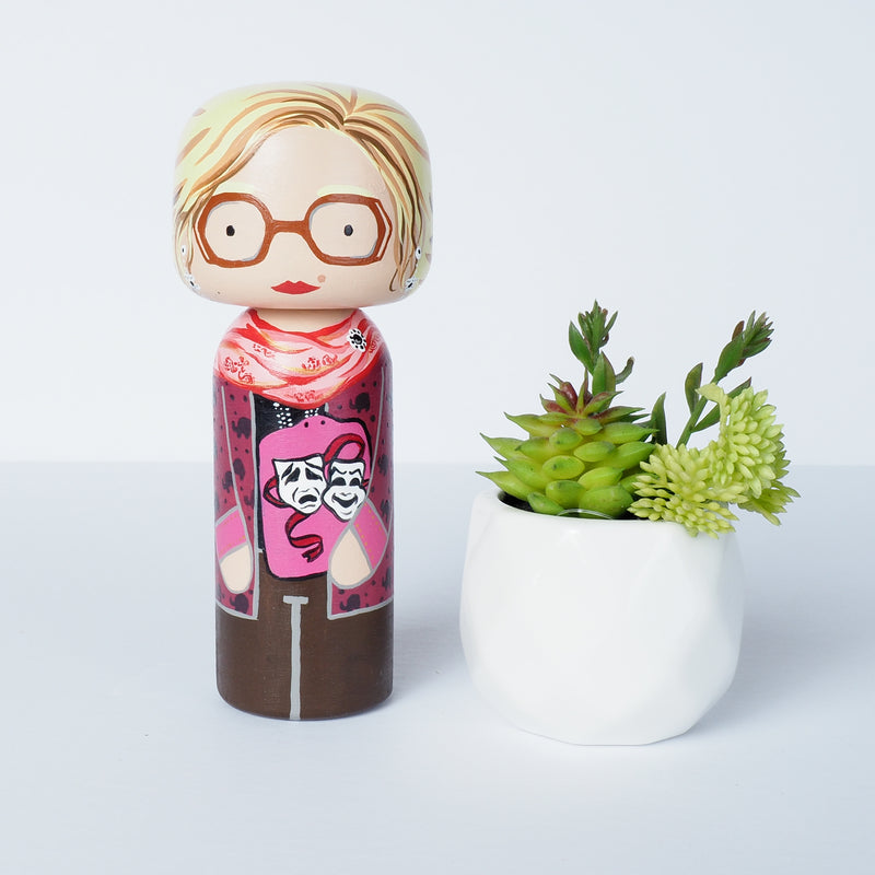Highschool musical - Custom Celebrity and Movie Kokeshi Dolls - Ms. Darbus