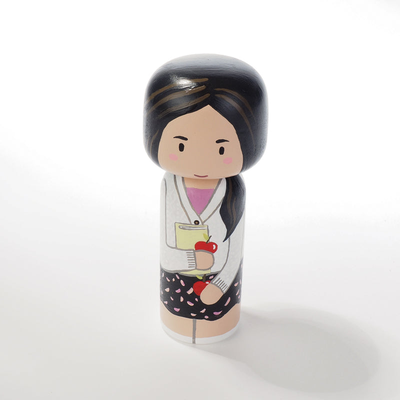 Teacher - Occupational and family portrait Kokeshi dolls!  Give something unique and personalized.  Customize an occupation of your family, friends, or colleagues on Kokeshi dolls!  They are hand-painted with love that show the uniqueness of each individual.