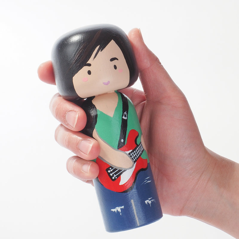 Custom Portrait on Kokeshi Dolls