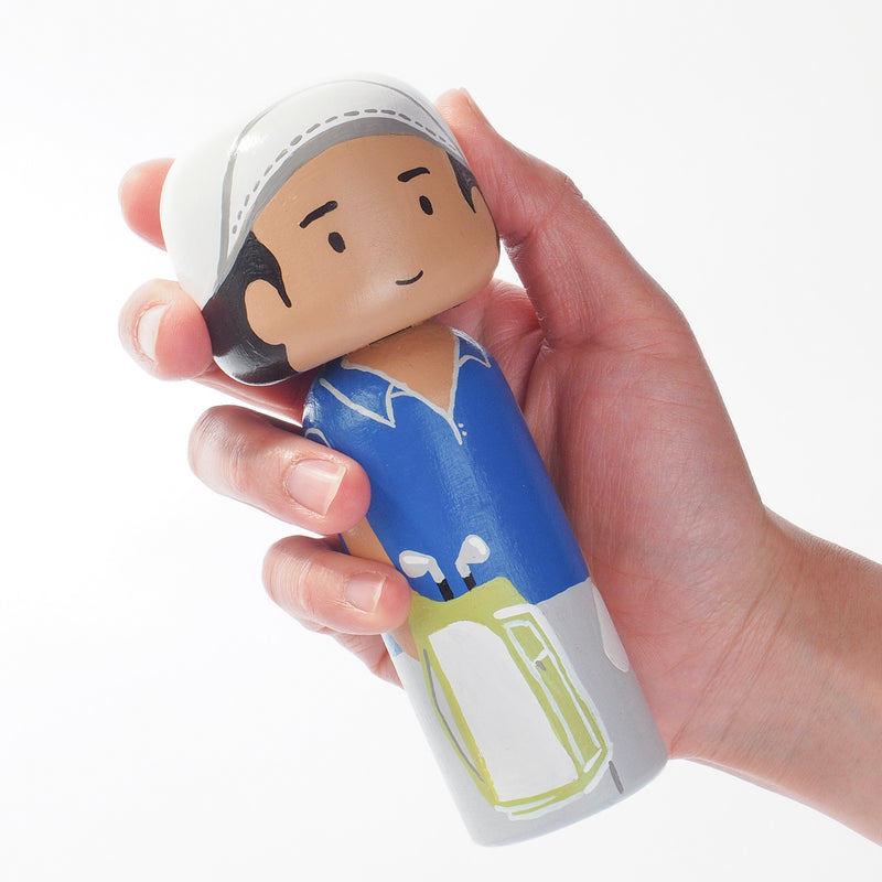 Custom Portrait on Kokeshi Dolls
