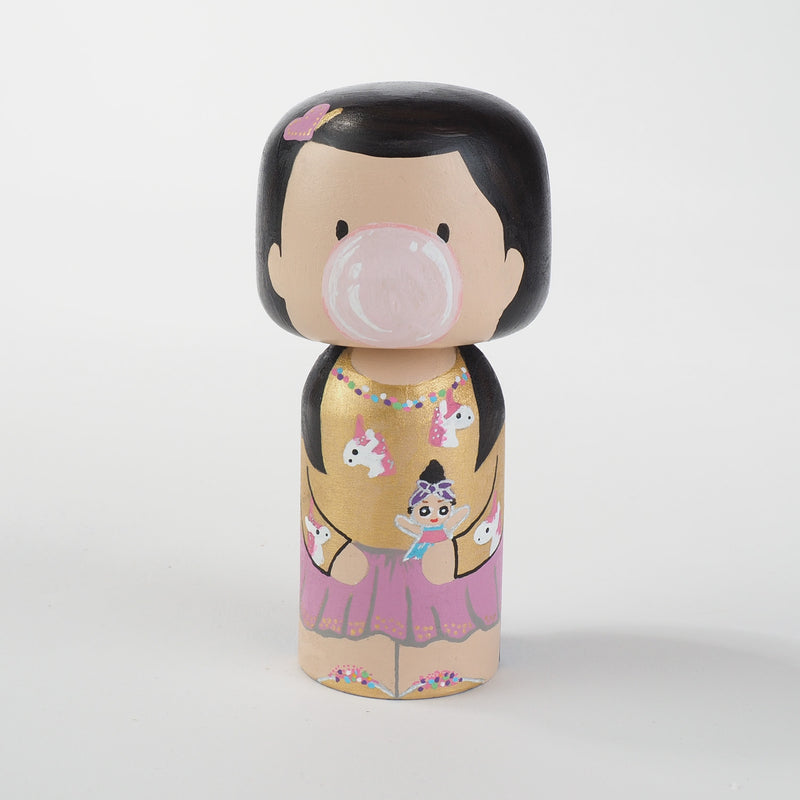 Customized Family Portrait 2-in-I Kokeshi Dolls - Large Peg Dolls