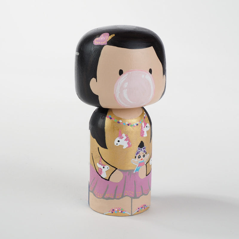 Customized Family Portrait 2-in-I Kokeshi Dolls - Large Peg Dolls