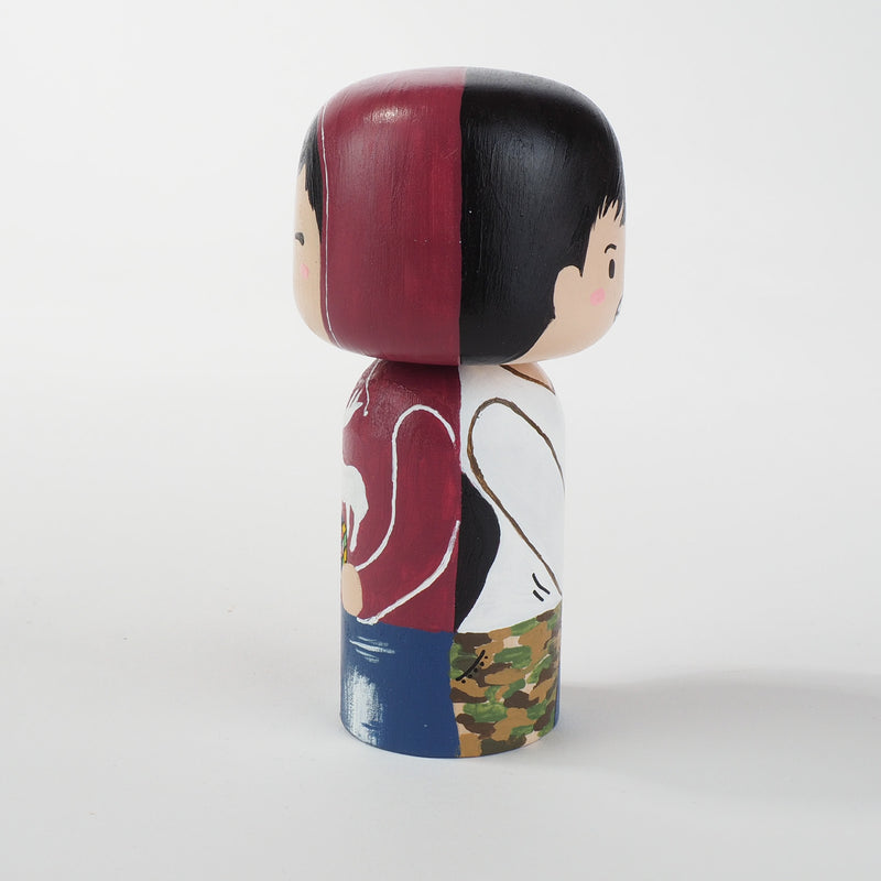 Customized Family Portrait 2-in-I Kokeshi Dolls - Large Peg Dolls