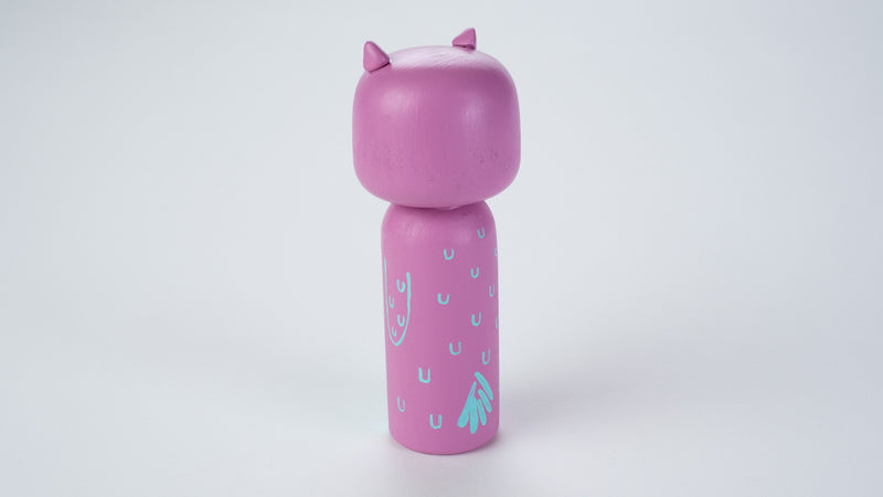 Owl Kokeshi doll!  This cute owl doll will warm your heart or your special someone.  Perfect gift for anyone who are in love with owl and woodland animals!   All dolls are hand-painted with love.  Collect them all, other animals are also available.