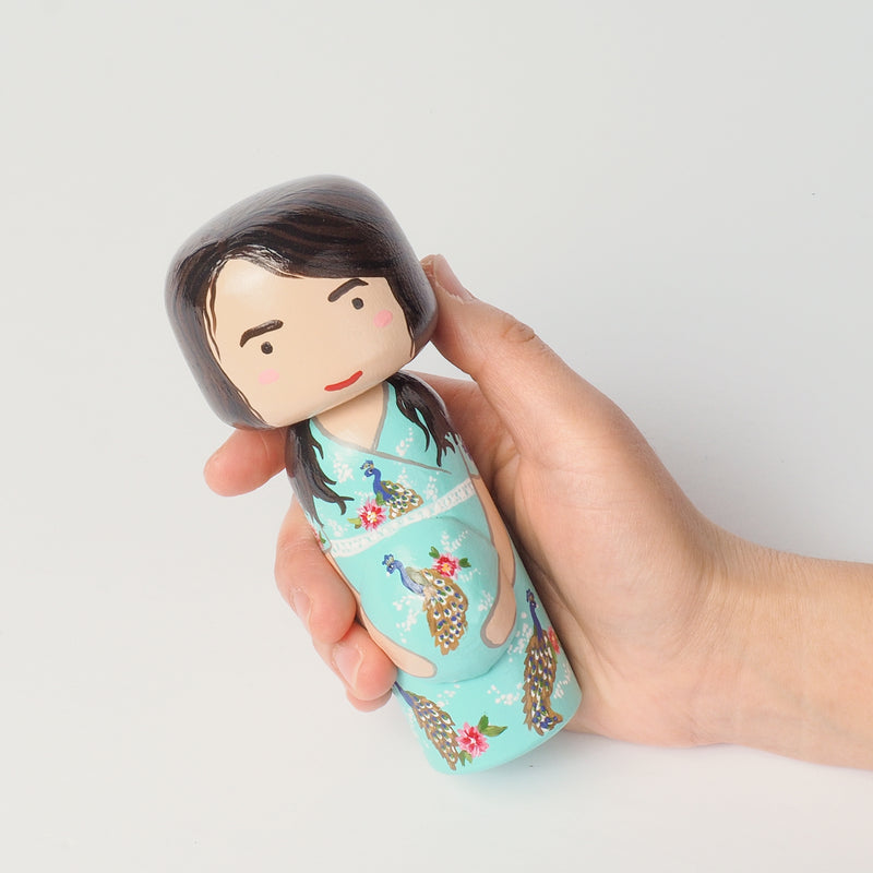Customized Family Portrait Kokeshi Dolls