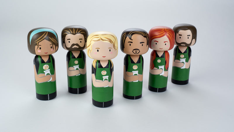 Introducing our new hobby and occupational Kokeshi dolls!  Give something unique and personalized.  Customize a hobby or occupation of your family, friends, or colleagues on Kokeshi dolls!  They are hand-painted with love that show the uniqueness of each individual.