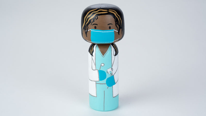 Dentist- Occupational Kokeshi and Peg Dolls