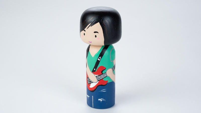 Guitarist- Hobby and Occupational Kokeshi Dolls