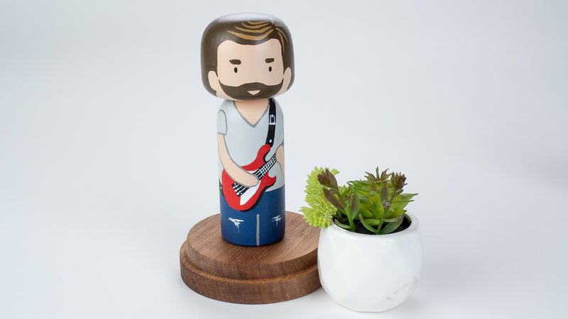 Guitarist- Hobby and Occupational Kokeshi Dolls