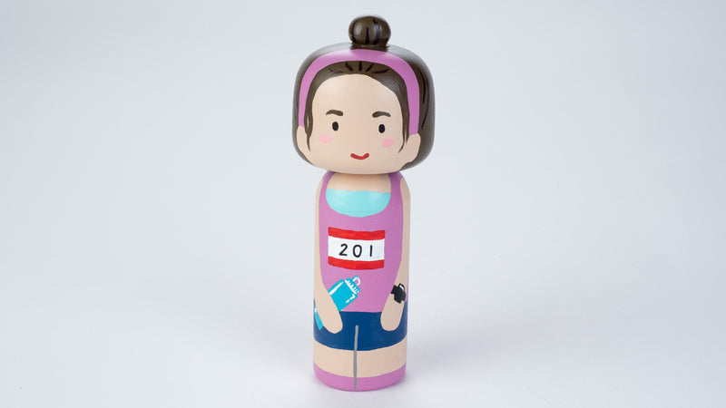 Runner - Hobby and Occupational Kokeshi Dolls