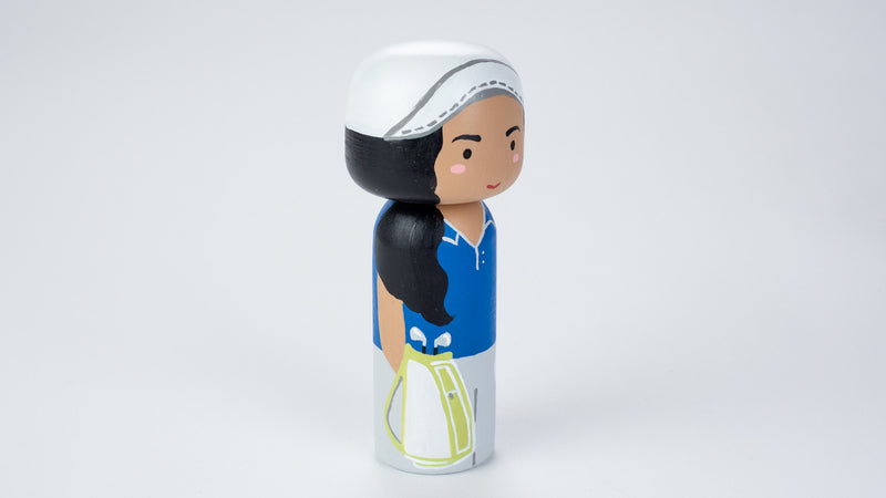 Golfer - Hobby and Occupational Kokeshi Dolls