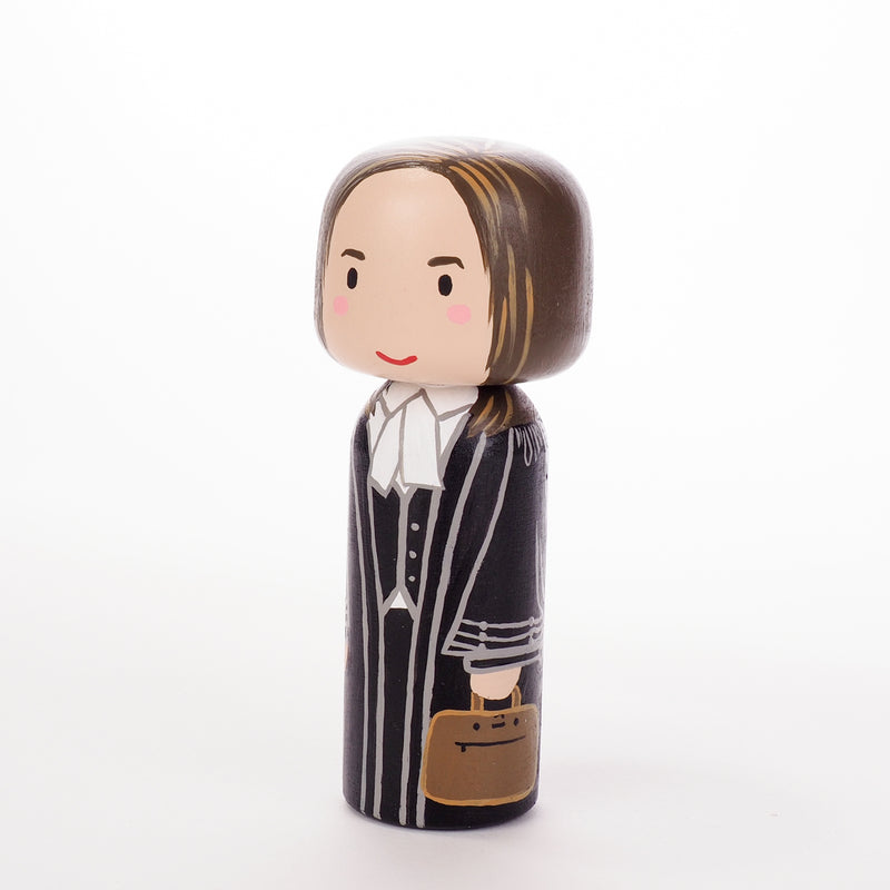 Lawyer - Occupational and family portrait Kokeshi dolls!  Give something unique and personalized.  Customize an occupation of your family, friends, or colleagues on Kokeshi dolls!  They are hand-painted with love that show the uniqueness of each individual.