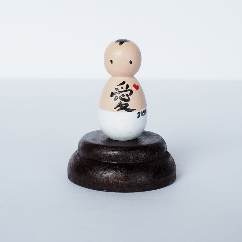 This custom baby peg doll is designed to bring comfort to parents who are grieving miscarriage and losses.