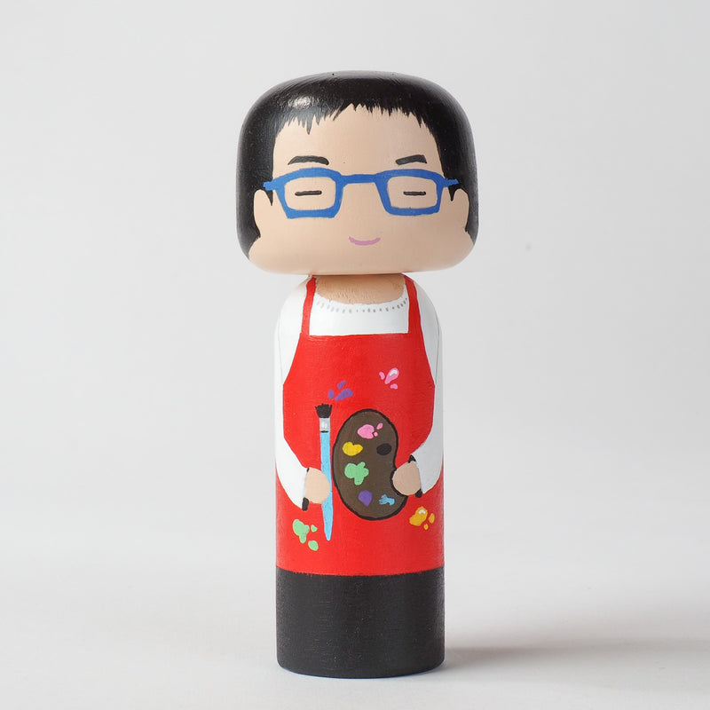 Introducing our new hobby and occupational Kokeshi dolls!  Give something unique and personalized.  Customize a hobby or occupation of your family, friends, or colleagues on Kokeshi dolls!  They are hand-painted with love that show the uniqueness of each individual.