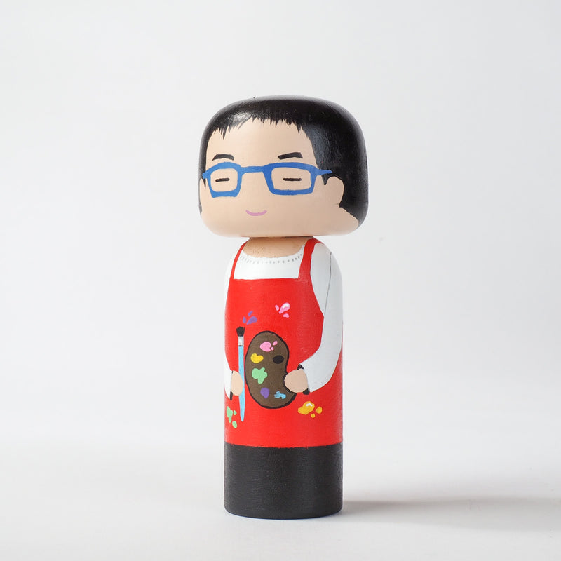 Introducing our new hobby and occupational Kokeshi dolls!  Give something unique and personalized.  Customize a hobby or occupation of your family, friends, or colleagues on Kokeshi dolls!  They are hand-painted with love that show the uniqueness of each individual.