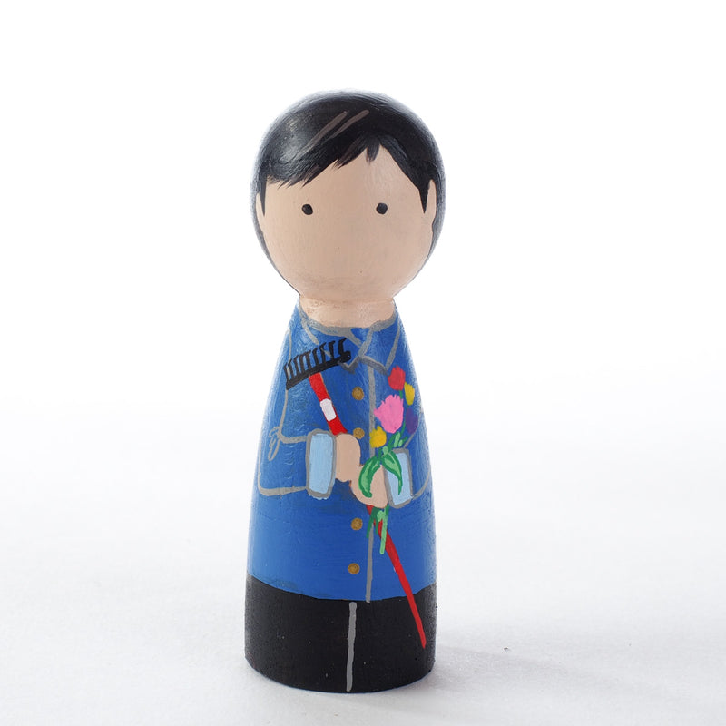 Give something unique and personalized.  Custom peg dolls of your family!  They are hand-painted that show the uniqueness of each individual in your family.  This will definitely touch the heart and bring smiles, may be even happy tears to your family.   These are great for parent's gifts, grandparent’s gifts, birthdays, anniversary gifts, couples’ gifts, or any other occasions.