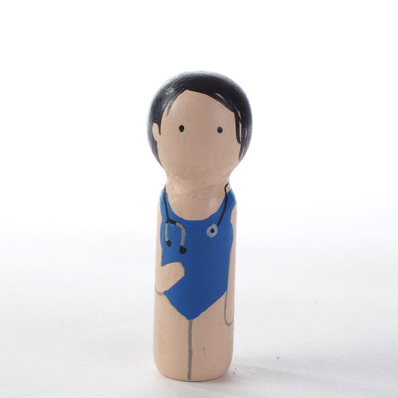 Give something unique and personalized.  Custom peg dolls of your family!  They are hand-painted that show the uniqueness of each individual in your family.  This will definitely touch the heart and bring smiles, may be even happy tears to your family.   These are great for parent's gifts, grandparent’s gifts, birthdays, anniversary gifts, couples’ gifts, or any other occasions.