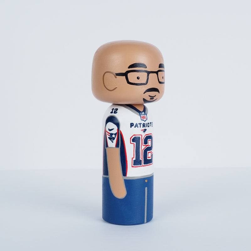 Custom Sports Fans Family and Friends Portrait - Kokeshi Dolls