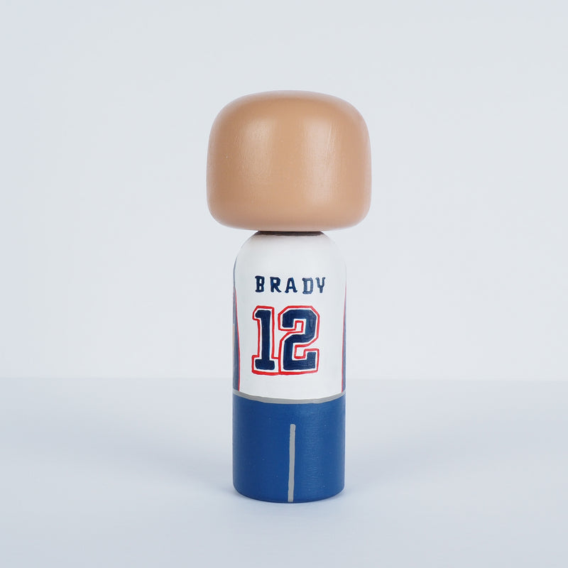 Patriots Fan Family and Friends Portrait - Kokeshi Dolls