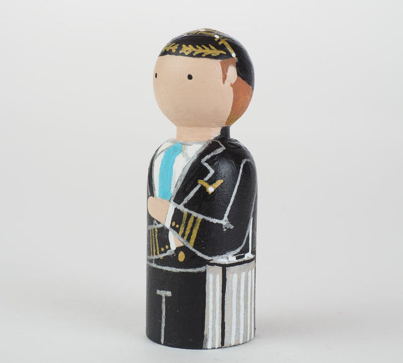 Occupational gift - Pilot Peg Dolls