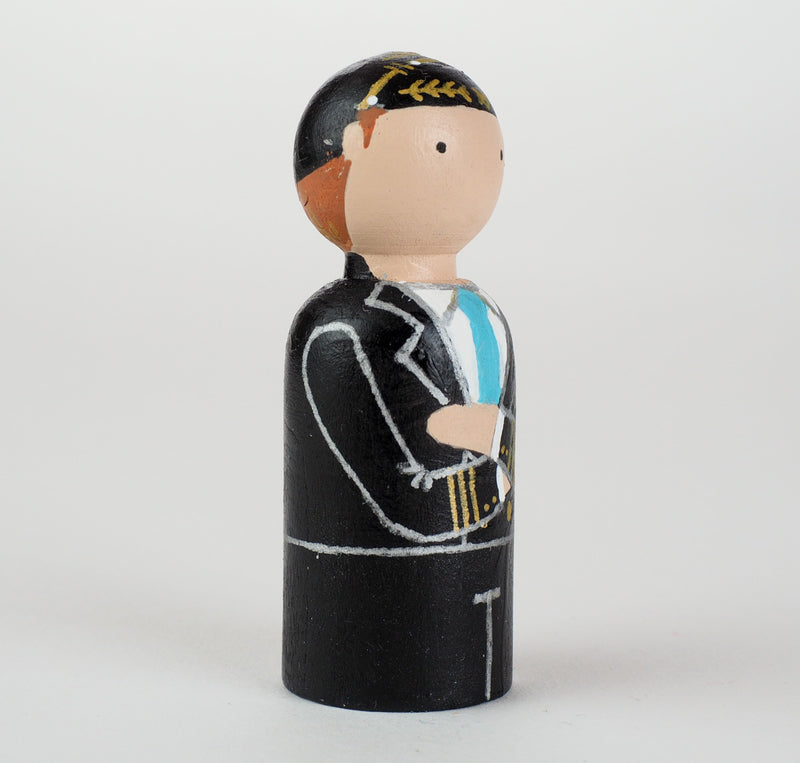 Occupational gift - Pilot Peg Dolls