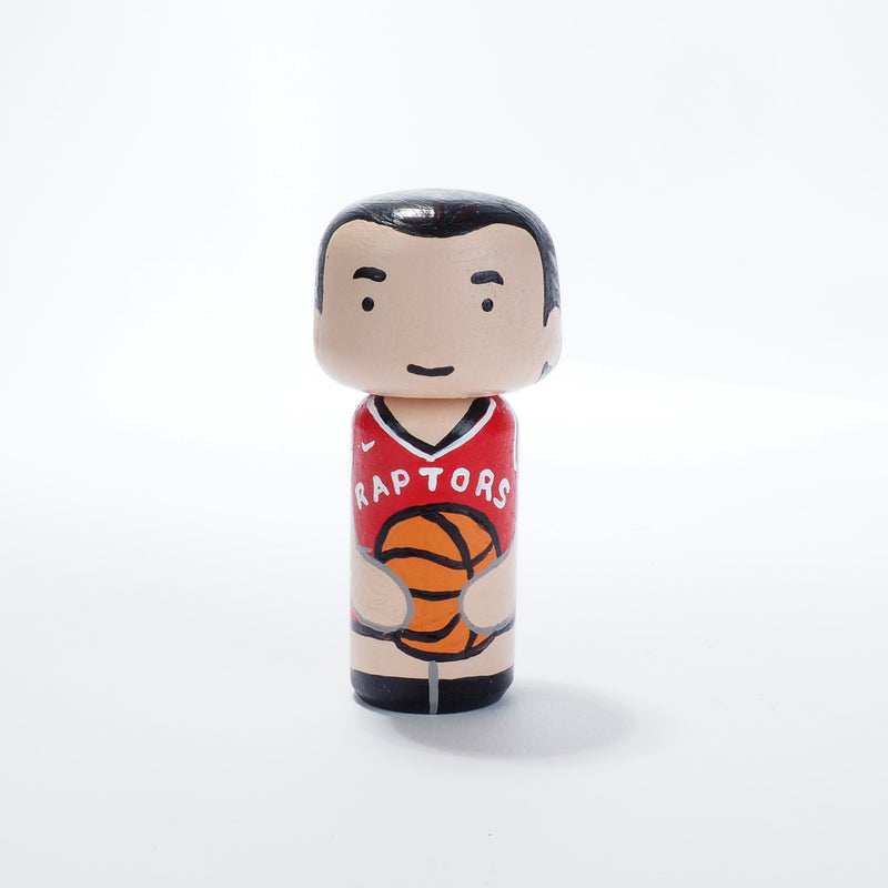 Toronto Raptors fans - Give something unique and personalized.  Custom peg and Kokeshi dolls of your family!  They are hand-painted that show the uniqueness of each individual in your family.  This will definitely touch the heart and bring smiles, may be even happy tears to your family.