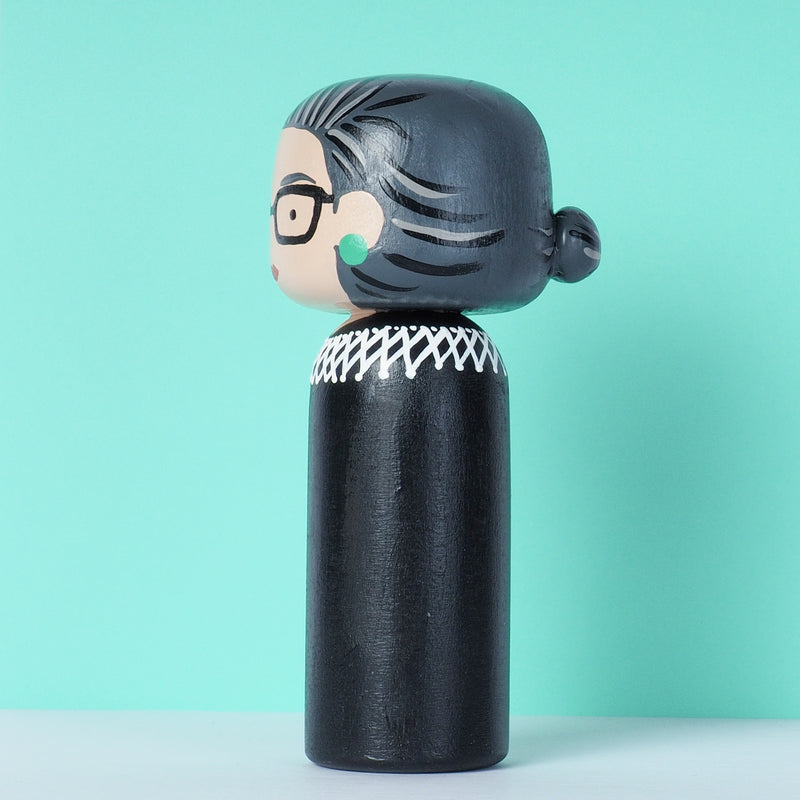 Ruth Bader Ginsburg Kokeshi - Feminist