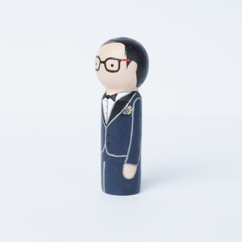Wedding Peg dolls, custom wedding portrait cake topper