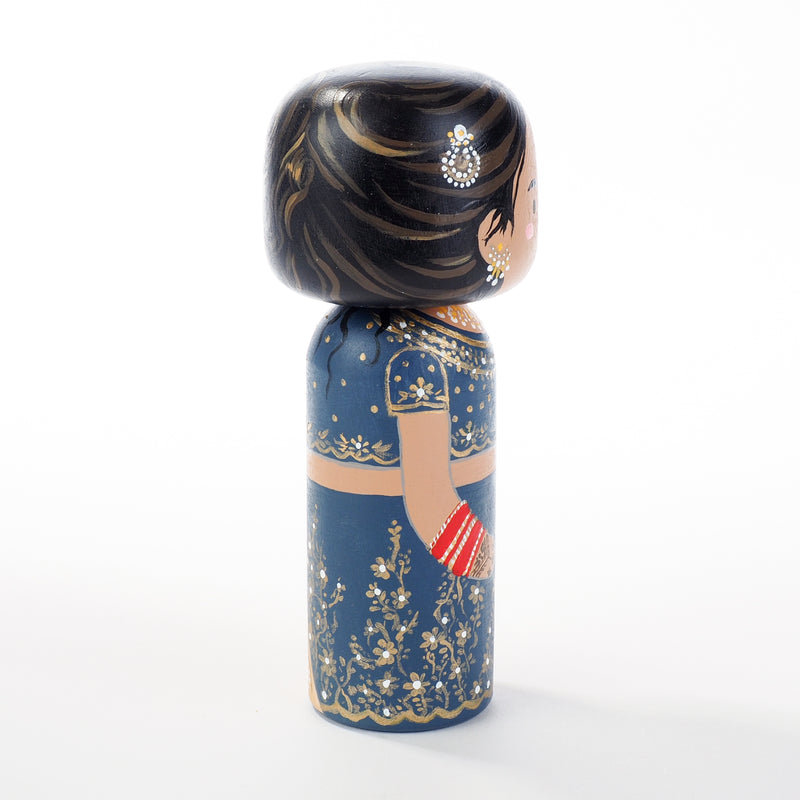 Indian Wedding Kokeshi Dolls