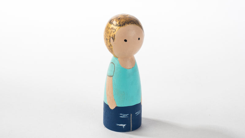 Family and friends portrait - Peg dolls