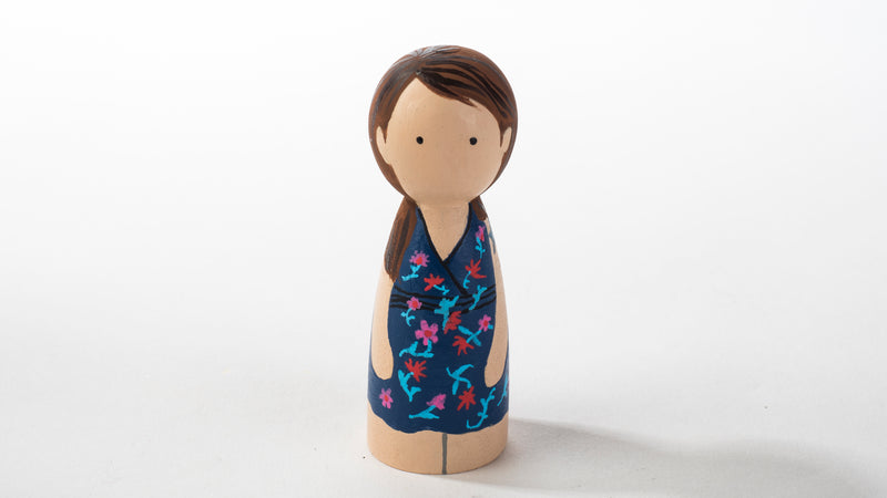Family and friends portrait - Peg dolls