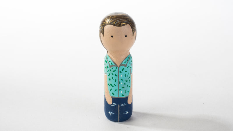 Family and friends portrait - Peg dolls