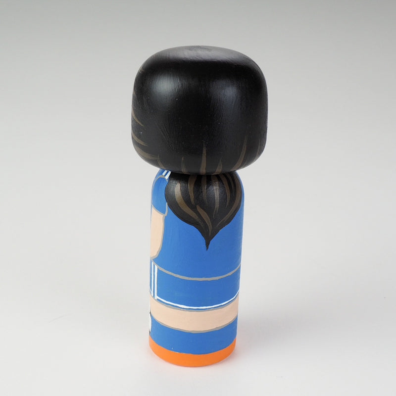 Introducing our new family portrait Kokeshi dolls!  Give something unique and personalized.  Customize your family, friends, or colleagues on Kokeshi dolls!  They are hand-painted with love that show the uniqueness of each individual such as specific sports or hobby.  Here is a family member who loves soccer but we can customize any sports.