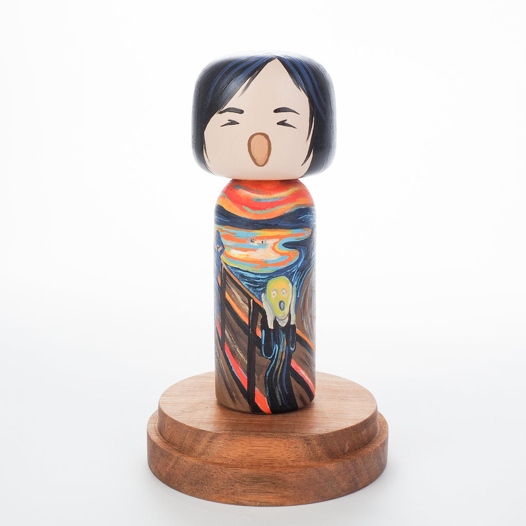 Dah Scream Kokeshi Doll