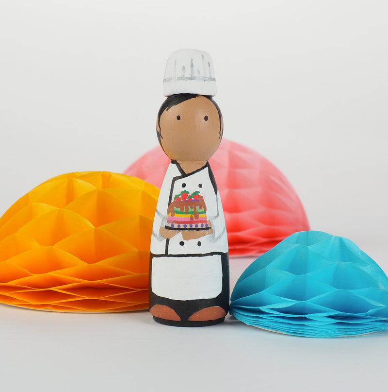 Occupational gift - Baker Peg Dolls