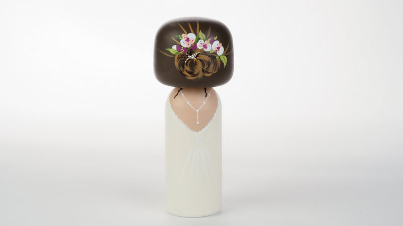 Customized Father of the Bride wedding Kokeshi dolls, Peg Dolls! Father of the Bride, he is as important as the Bride on the BIG day. Congratulations to all the Brides' dads. These cute Kokeshi dolls show the unique sides of bride and father of the bride. A great touch of personality to your wedding. What a great keepsake it would be!