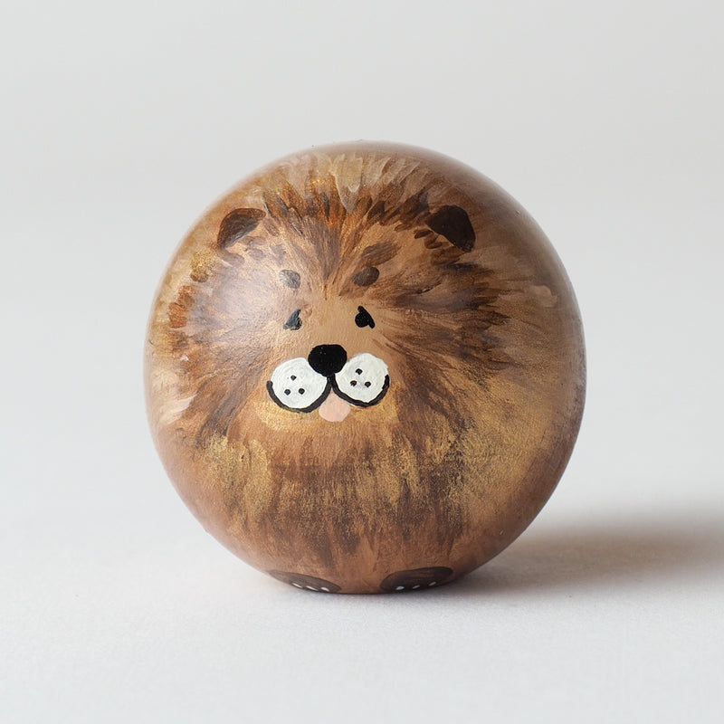Chow Chow Dog Peg Dolls – Unique pet portrait for pet owners.  Custom dog portrait on a wooden peg doll!  The pet peg doll is hand-painted that show the uniqueness of the pet.  What a unique gift for pet owners or for yourself.  Perfect and unique gift for dog lovers!  It is also a great gift for pet memorials.  It will touch the heart.