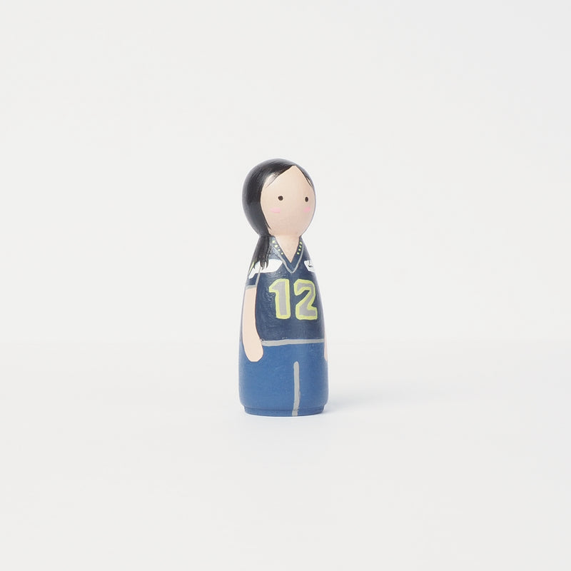 Give something unique and personalized. Custom peg dolls of your family! They are hand-painted that show the uniqueness of each individual in your family. A 9"x9" white shadow frame is included with the city landscape of your hometown! This will definitely touch the heart and bring smiles, may be even happy tears of your loved ones.  These are great for parents, grandparent’s gifts, birthdays, anniversary gifts, couples’ gifts, or any other occasions.